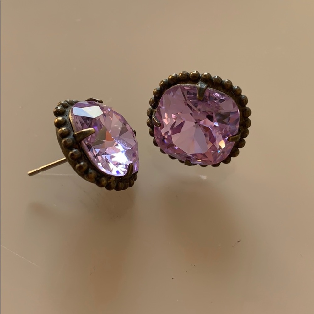 Rhinestone earrings